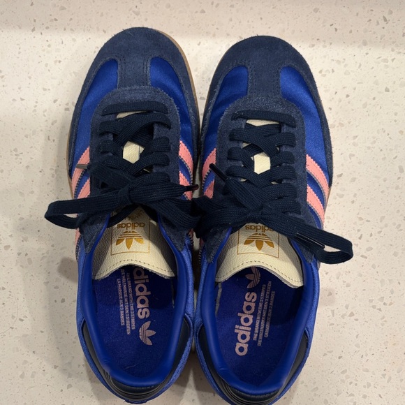 Adidas Navy and Pink Samba OG - Picture 4 of 7